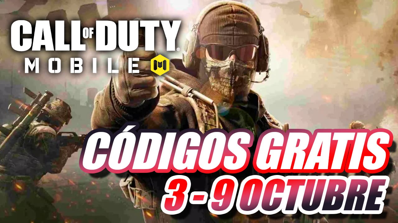 cod mobile codigos gratis octubre