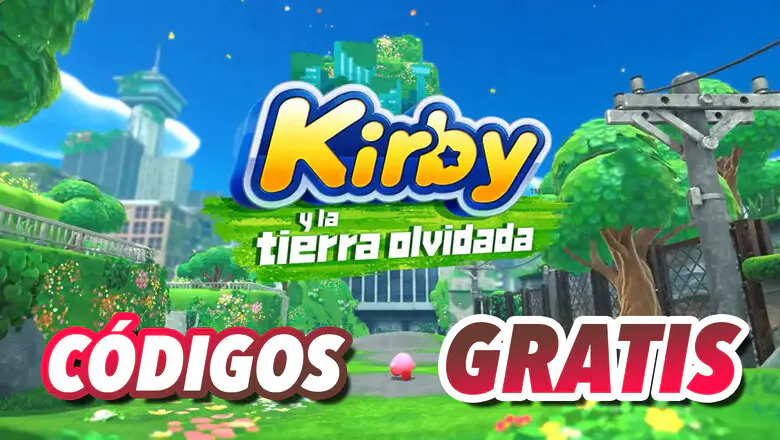 códigos gratis kirby y la tierra olvidada