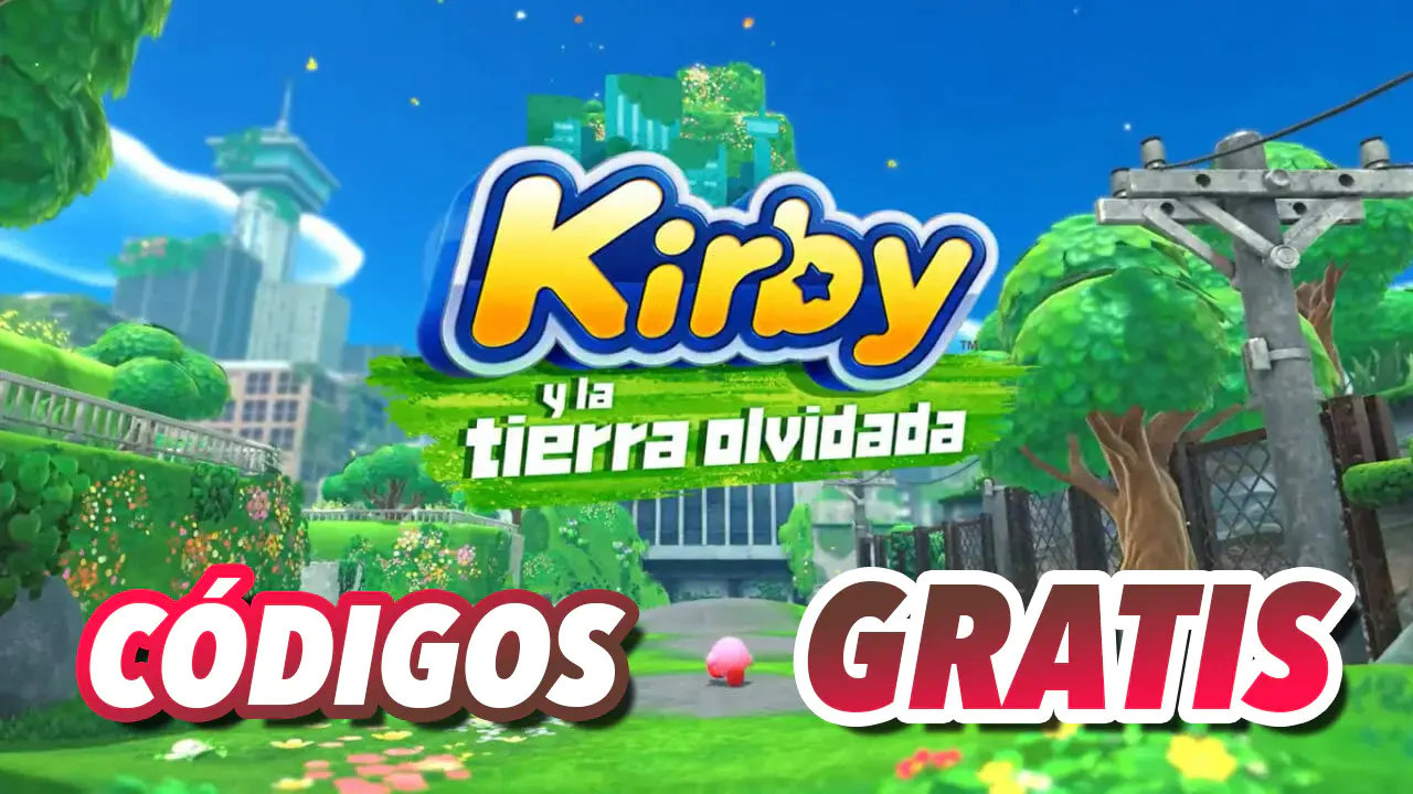 códigos gratis kirby y la tierra olvidada