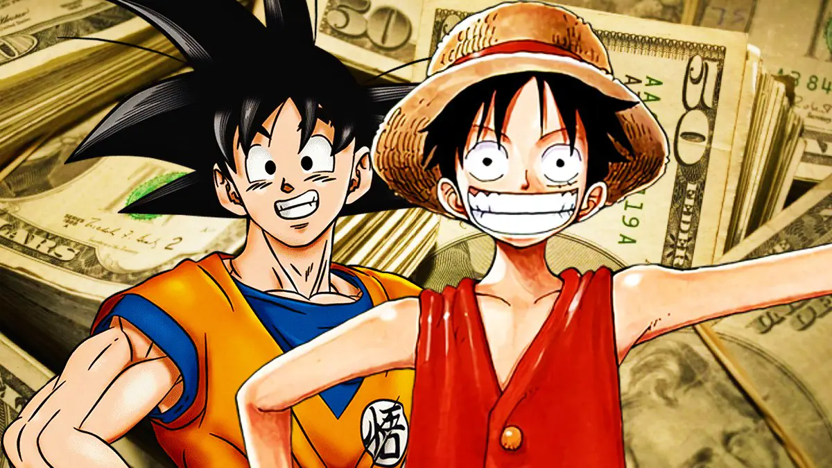 dragon ball one piece dinero