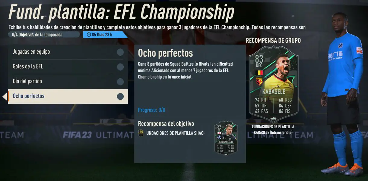Hitos Fundaciones EFL Championship FIFA 23 Ultimate Team