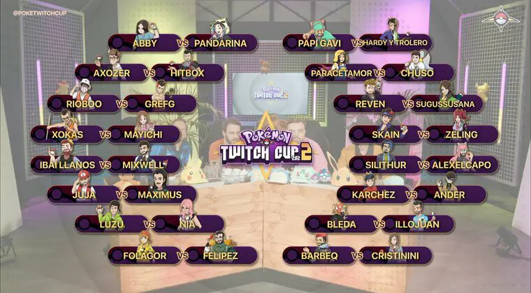 Imagen de Pokémon Twitch Cup: Horarios y enfrentamientos del TOP 32 del torneo