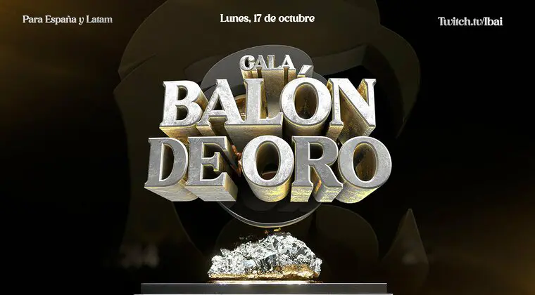 Imagen de Sigue la Gala del Balón de Oro con Ibai Llanos: Hora y dónde ver el evento