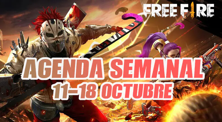 Imagen de Agenda semanal de Free Fire (11 a 18 octubre) y todas las novedades que llegan al juego