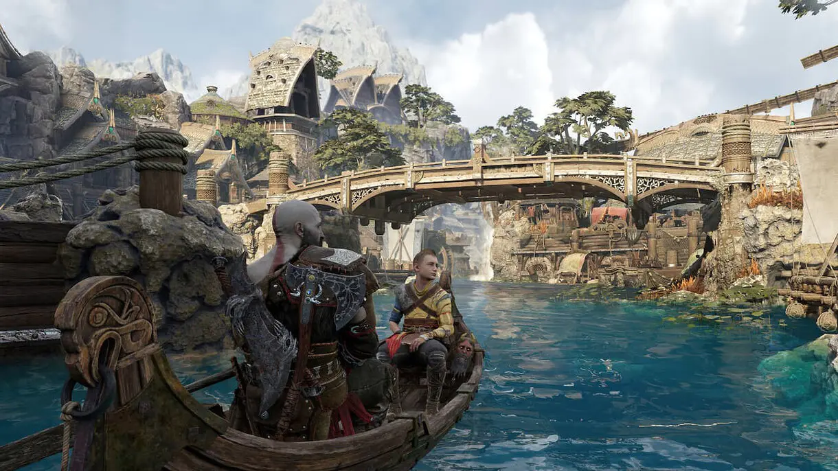 god of war ragnarok kratos atreus ps5 4k wallpaper pc preview 68