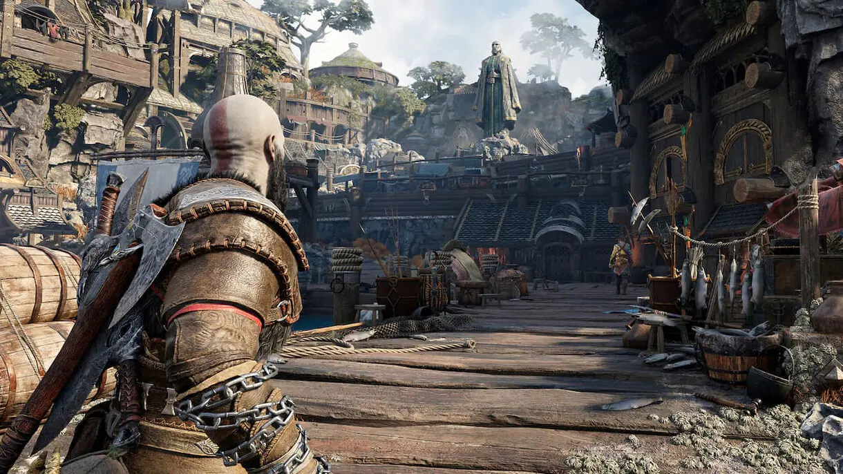 god of war ragnarok ps5 4k wallpaper pc preview