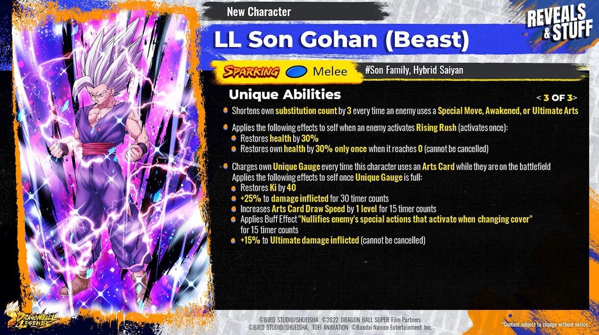 gohan bestia legends 3