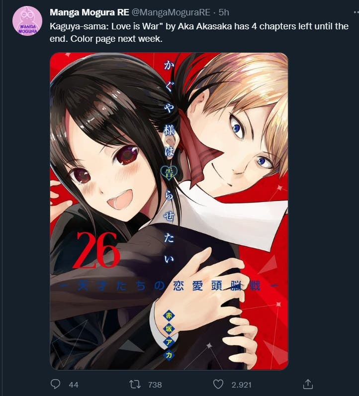 donde seguir el manga de kaguya sama