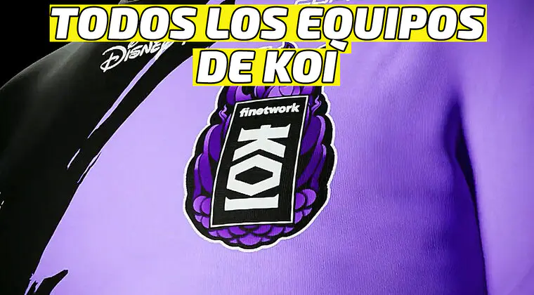 Imagen de Los equipos que tendrá KOI tras la fusión del equipo de Ibai Llanos con Rogue