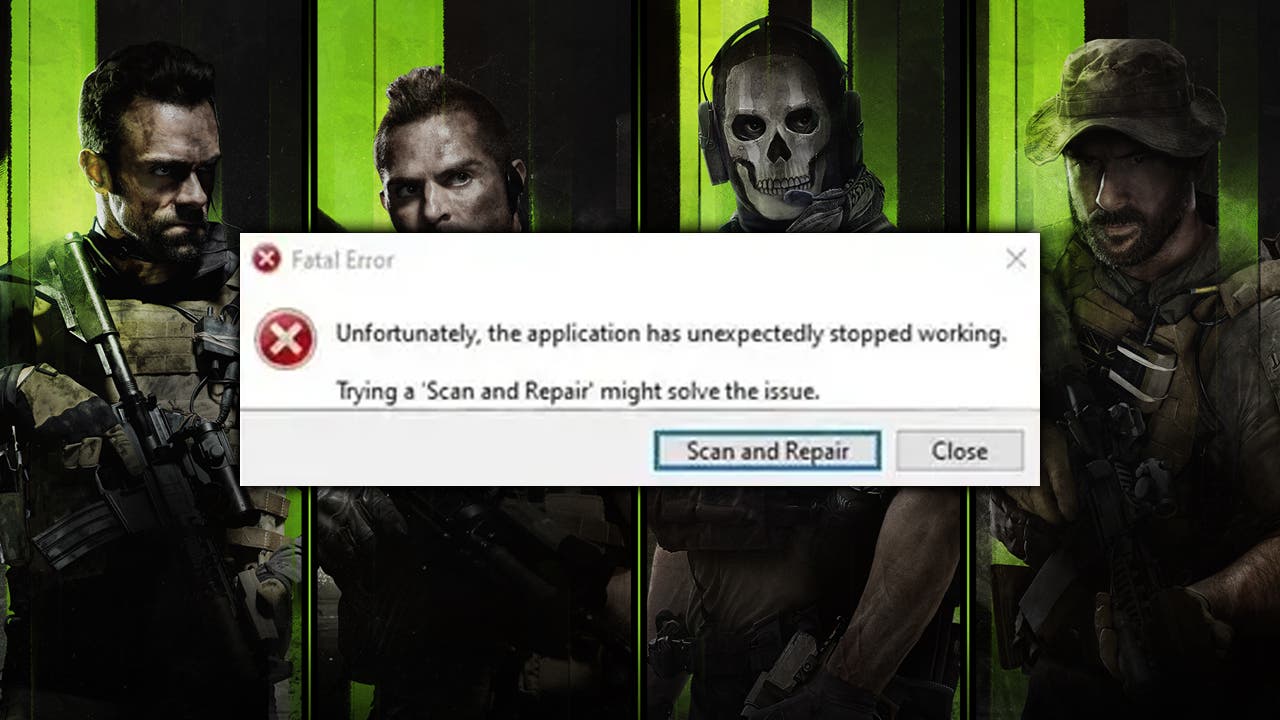 Modern Warfare 2 Scan and Repair error: How to fix, possible