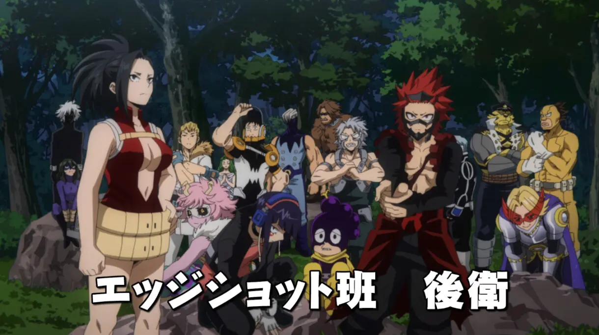 My Hero Academia equipo Edgeshot retaguardia