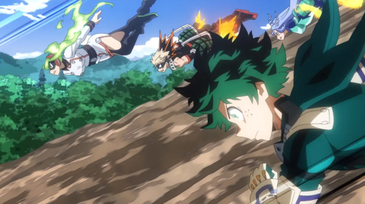 My Hero Academia equipo Endeavor retaguardia