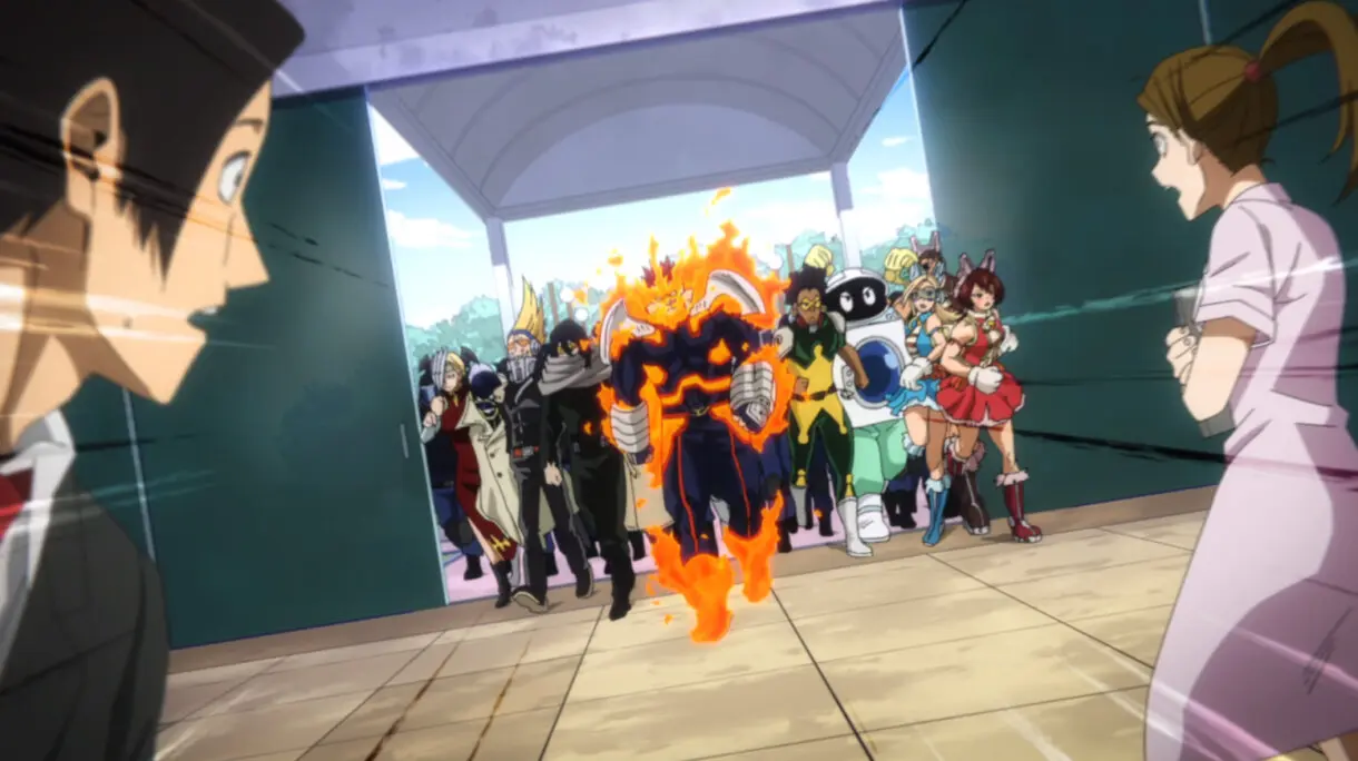 My Hero Academia equipo Endeavor Vanguardia