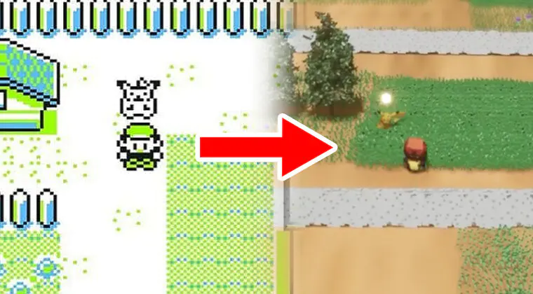Imagen de Imaginan cómo sería el clásico Pokémon Amarillo pero con gráficos en 3D