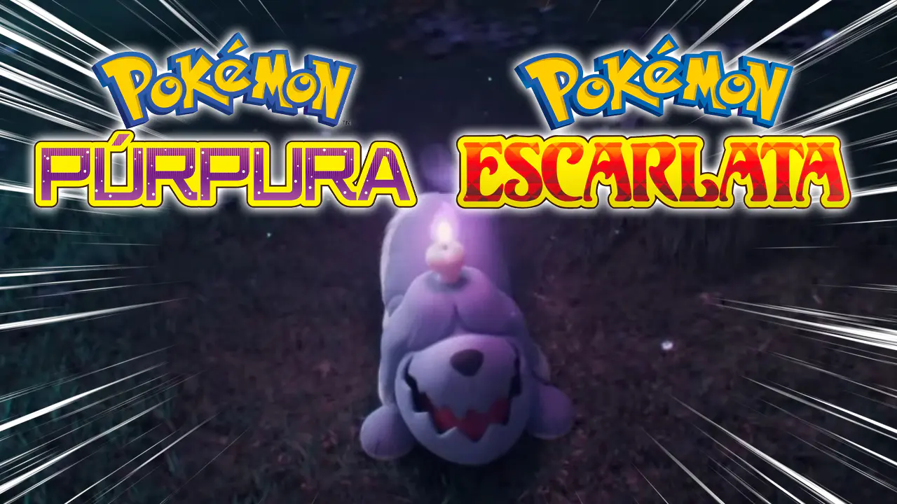 pokémon escarlata púrpura perro fantasma