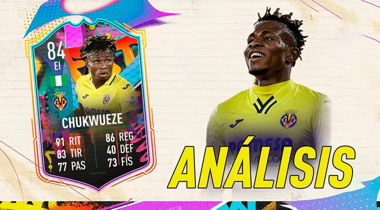 Imagen de FIFA 23: análisis de Samu Chukwueze Out of Position gratuito. ¿Interesante o prescindible?