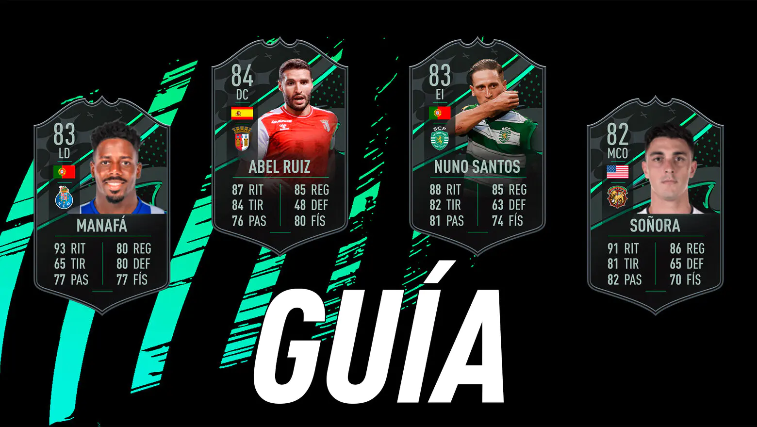 FIFA 23 Ultimate Team Guía Abel Ruiz Nuno Santos Wilson Manafá Joel Soñora Fundaciones Liga Portugal