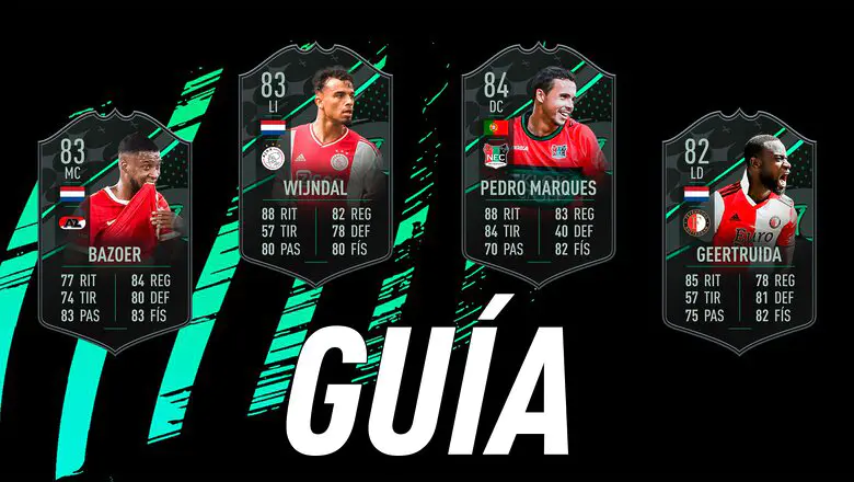 FIFA 23 Ultimate Team Guía Fundaciones Eredivisie Pedro Marques Geertruida Wijndal Bazoer