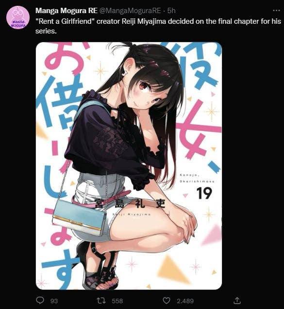 Manga Mogura RE on X: Kanojo okarishimasu (Rent-A-Girlfriend