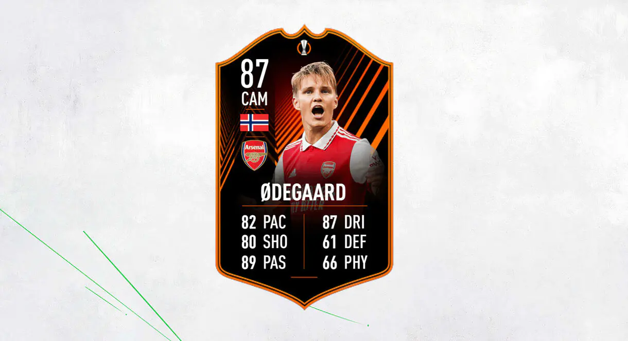 Cartas RTTK Odegaard FIFA 23 Ultimate Team