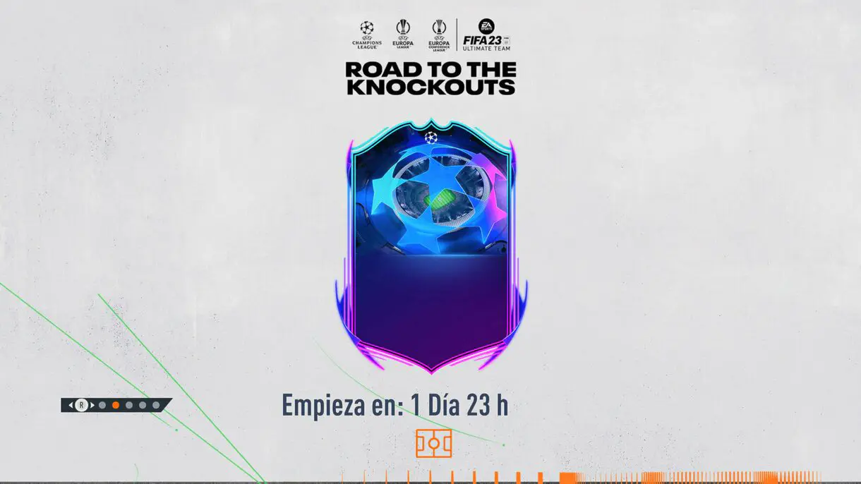 Pantalla de carga FIFA 23 Ultimate Team que confirma el comienzo de RTTK