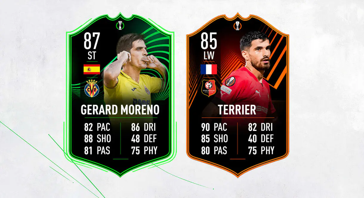 Cartas RTTK Gerard Moreno y Terrier FIFA 23 Ultimate Team