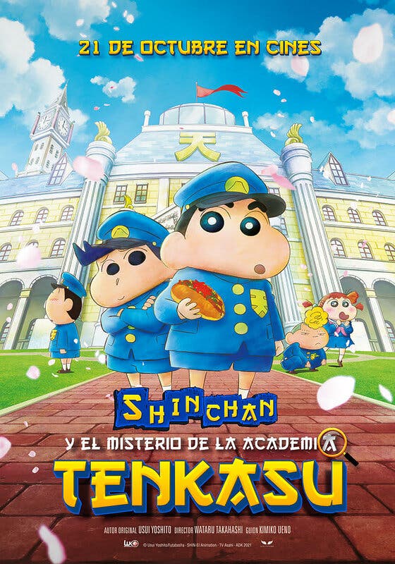 Shin Chan y el misterio de la Academia Tenkasu poster