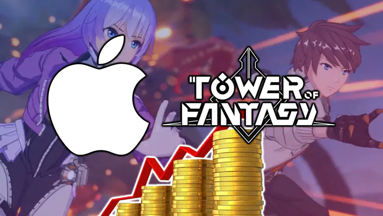 Subida de precios en Tower of Fantasy