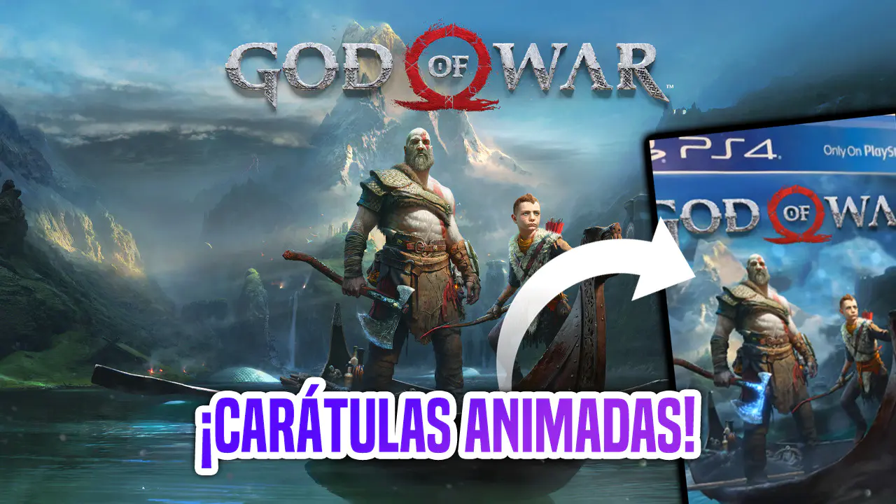 God of War y otros juegos con carátulas animadas