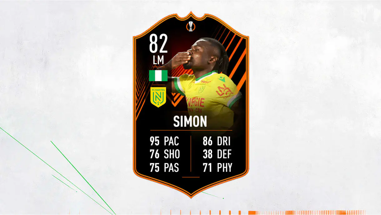 Carta RTTK Moses Simon FIFA 23 Ultimate Team