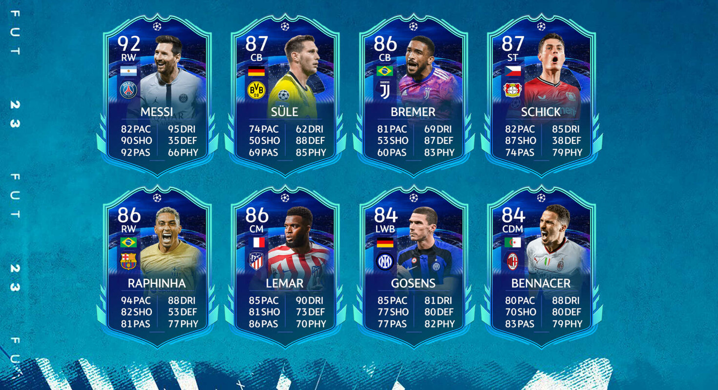 FIFA 23 seguimiento RTTK Champions League. Upgrades asegurados y