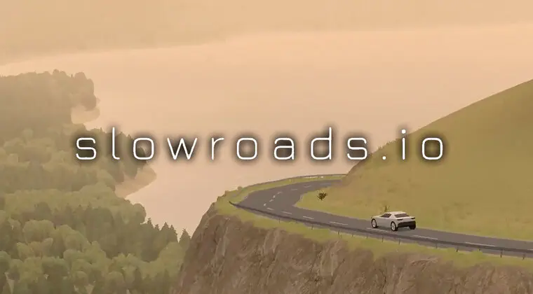 Imagen de Slow Roads: juega gratis en tu navegador a este relajante videojuego de conducción con carreteras infinitas