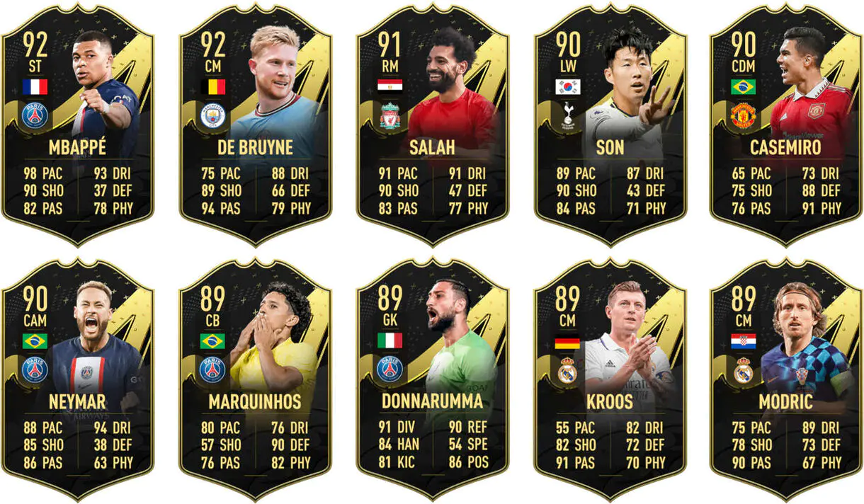 Primera parte de todas las cartas IF´s +85 hasta la fecha en FIFA 23 Ultimate Team
