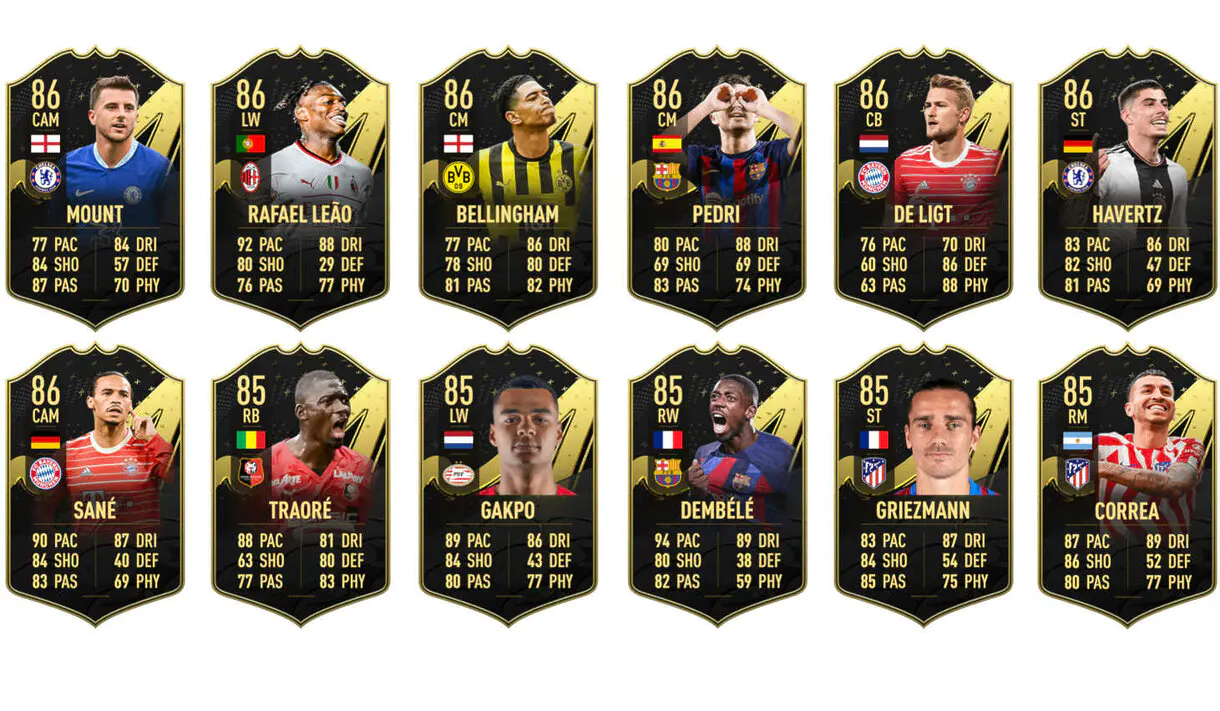 Tercera parte de todas las cartas IF´s +85 hasta la fecha en FIFA 23 Ultimate Team