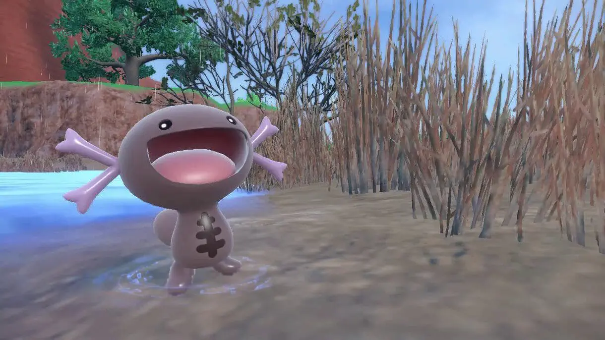 Wooper de Paldea Pokemon Escarlata y Purpura