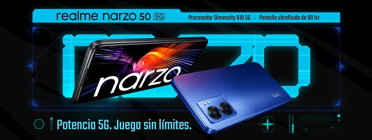 Realme Narzo 50 5G está entre los mejores móviles de su gama