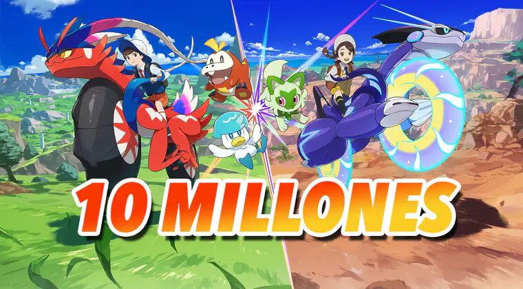 Imagen de 10 millones en solo 3 días: las ventas de Pokémon Escarlata y Púrpura ya son un récord para Nintendo
