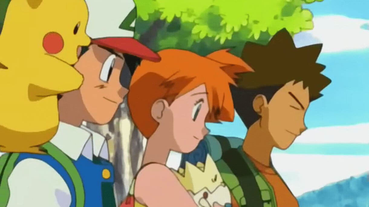 anime Pokemon Johto Ash Misty Brock