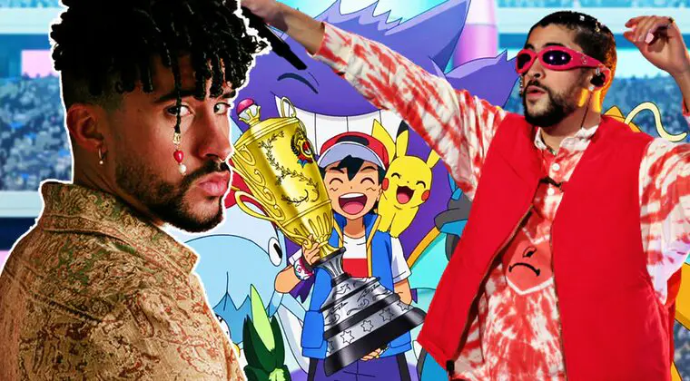Imagen de La reacción de Bad Bunny a la legendaria victoria de Ash en Pokémon que nadie esperaba