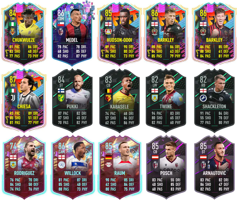 Primera parte cartas FIFA 23 Ultimate Team que pueden aparecer en Elección de Revisión del año