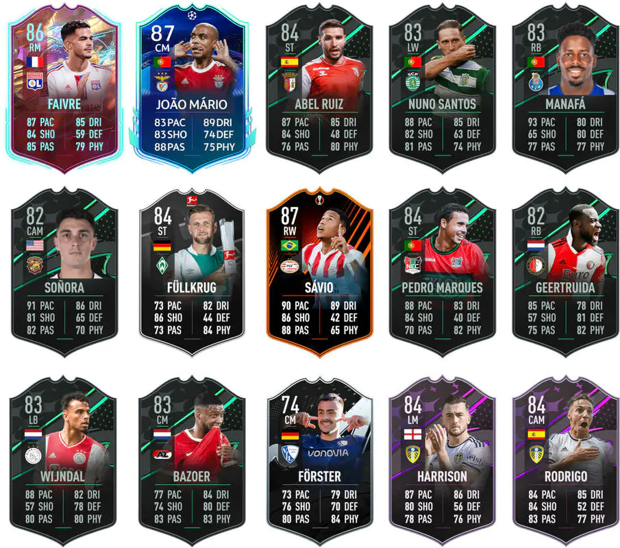 Tercera parte cartas FIFA 23 Ultimate Team que pueden aparecer en Elección de Revisión del año