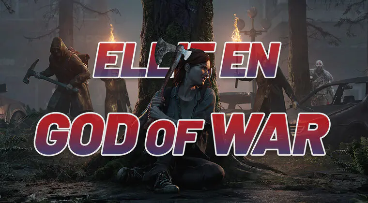 Imagen de Un artista imagina a Ellie de The Last of Us como Kratos y ahora necesito que haya un crossover