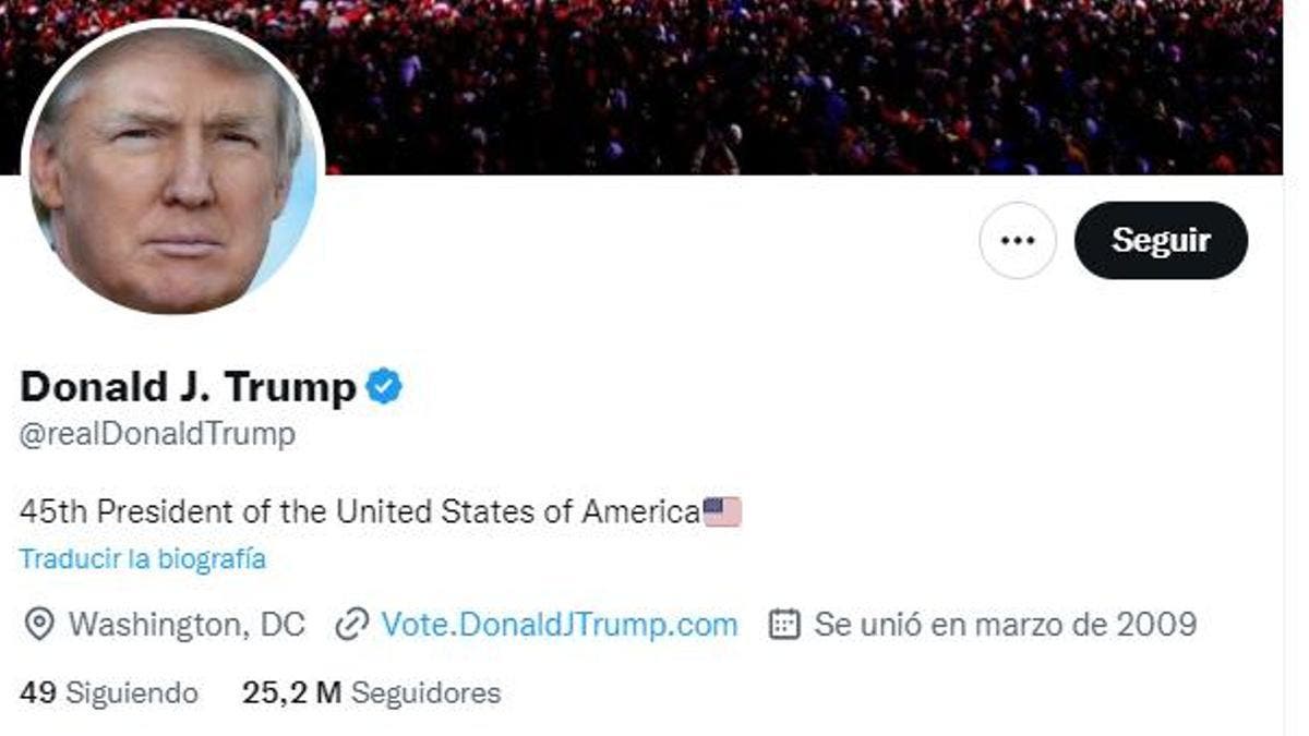 Trump vuelve a Twitter