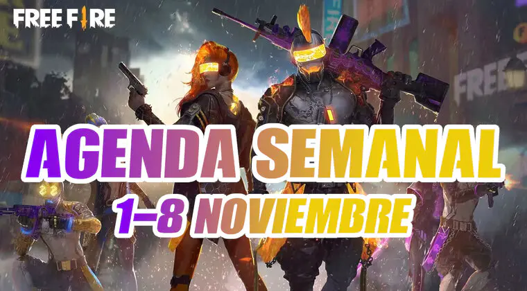 Imagen de Agenda semanal de Free Fire (1 a 8 de noviembre); ¿Qué nuevos contenidos llegan al juego?