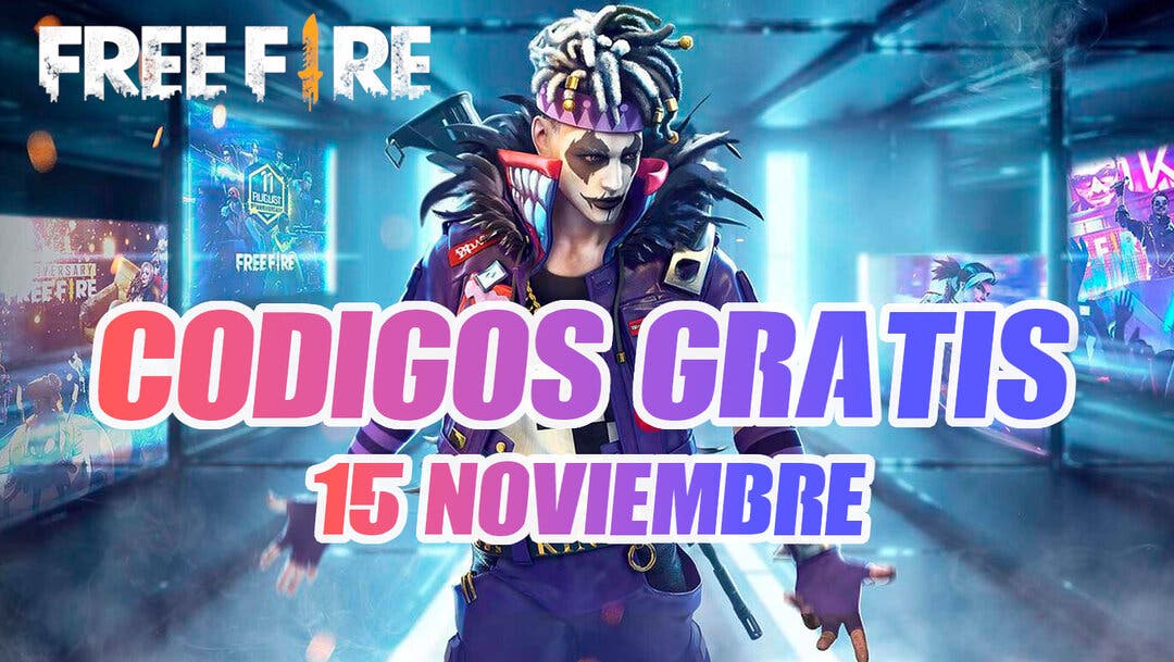 Códigos de Free Fire para hoy, 6 de noviembre de 2022