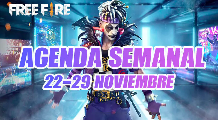 Imagen de Agenda semanal de Free Fire (22-29 noviembre) y todas las novedades que llegan al battle royale