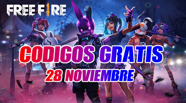 Imagen de Códigos gratis de Free Fire y recompensas de hoy, lunes 28 de noviembre de 2022
