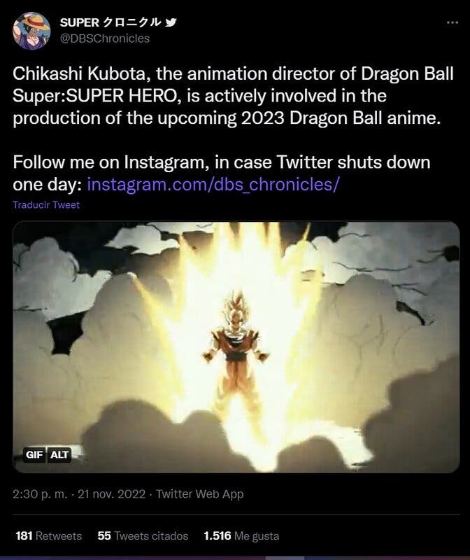 kubota anime dragon ball 2023 1
