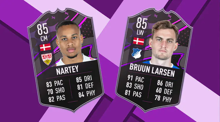 Imagen de FIFA 23: llega un nuevo Dúo Dinámico gratuito con stats muy completas (Larsen + Nartey)