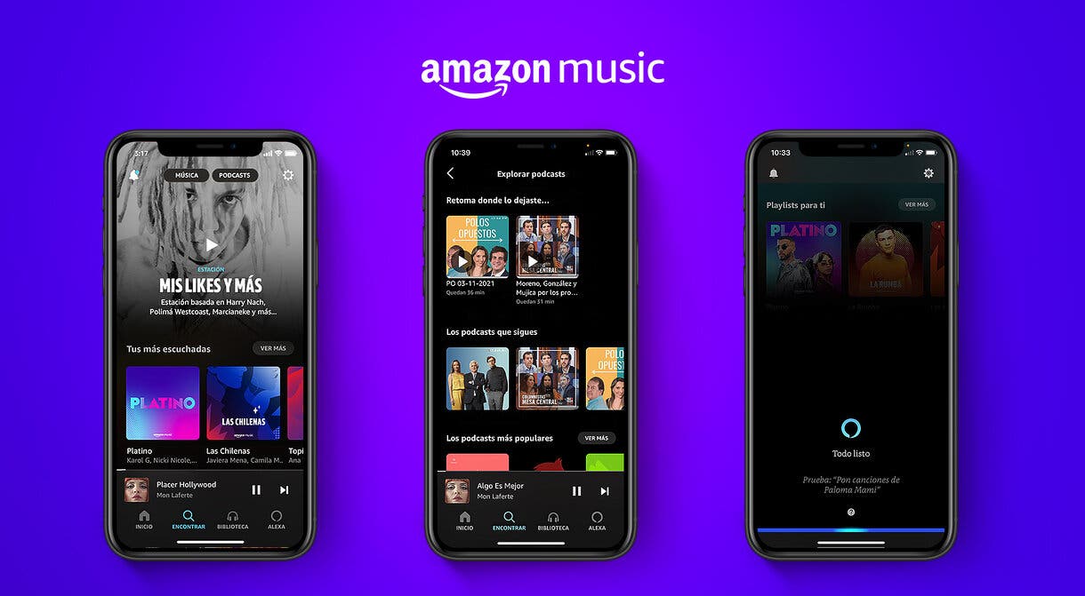 Amazon Music, alternativa a Spotify